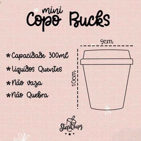 1uni Copo Bucks - Bruxa Básica / Copo Café